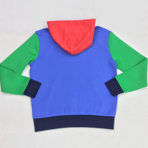 Calidad Premium 2025 Versión Sudaderas con capucha para hombre Multi Color-blocked Pullover Sudadera con capucha de mezcla de algodón Basics Top para hombres - Product Image 2