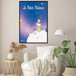 Póster de Lona con Impresión Digital del Principito, para Decoración del Hogar, Estilo Pergamino - Product Image 2