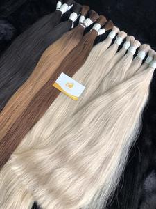 Mejor Precio al por Mayor Extensiones de Cabello Humano Premium de Color Vietnamita al por Mayor Cabello Virgen Premium No Remy 100g Textura Lisa de Lujo - Product Image 2