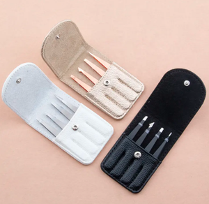 Nouveau rose chaud haute en acier inoxydable applicateur de cils pince à épiler pointu maquillage quotidien pince à épiler pour Extension de cils - Product Image 2