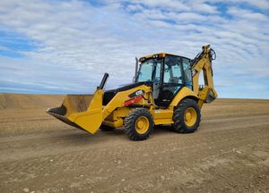 รถตัก420E ล้อแมวได้รับการรับรองจาก CE EPA รถตักที่ติดด้านหน้าและด้านหลังรถตัก - Product Image 2