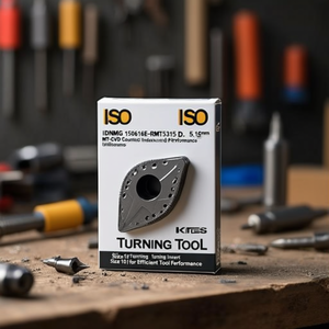 Plaquettes de tournage indexables ISO DNMG 150616E-RMT5315 D. 5.16mm MT-CVD revêtues, lot de 10 pour une performance optimale des outils - Product Image 3