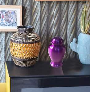 Urnas de cremación de recuerdo de aluminio más vendidas, pequeño recuerdo con temática de motocicleta blanca - Product Image 3