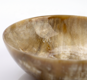 Best Selling Carved Buffalo Horn Vintage Salad Fruit Serving Bowl Indian Horn <b>Dinnerware</b> Uttar Pradesh NEW QUALITY HANDICRAFT - Product Image 4