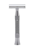 Madhav Metal Industries présente le rasoir de sécurité 100 % laiton Pearl Blaze avec lame en acier inoxydable, fabrication CNC, pour hommes.