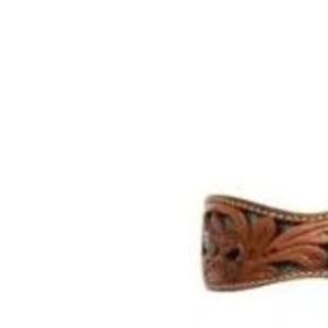 Juego de Cabezada y Pechera para Caballo de Cuero Genuino Negro de Primera Calidad, Diseño Floral Pintado a Mano, Duradero, Estilo Western - Product Image 2