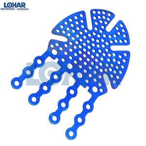 Ensemble de 3 plaques orbitales en titane de qualité médicale vétérinaire professionnelle, base d'instruments chirurgicaux - Product Image 1