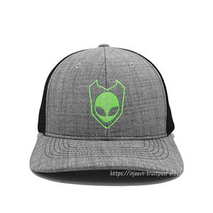 Chapeau de camionneur avec logo brodé avec chapeaux de camionneur en tissu 100% coton dos en maille 6 panneaux de haute qualité au Vietnam - Product Image 1