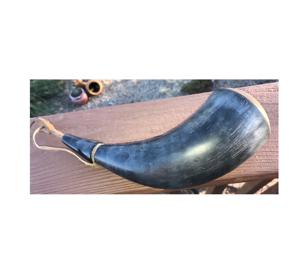 Cuerno de polvo de Búfalo, artesanía natural y Punta de latón, producto más vendido, cuerno de polvo de vaca y buey - Product Image 6