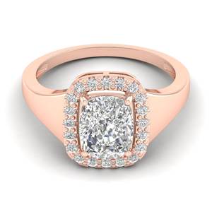 REYES Custom 925 Sterling Silver <b>Wedding</b> Fine Jewelry Factory Direct Sale <b>Cushion</b> Cut 4.42 Ct Moissanite Engagement <b>Ring</b> - Product Image 1