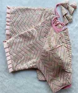 Diseñador Georgette bordado secuencia trabajo listo para usar blusa ropa de fiesta precio al por mayor Ropa Étnica ropa de fiesta - Product Image 1