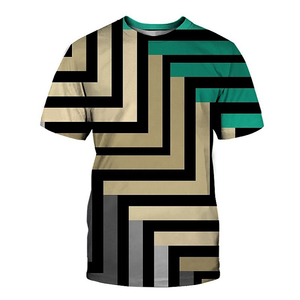 Camisetas Sublimadas para Hombre, Ligeras, Transpirables y Antiencogimiento, a la Moda de Verano, Venta al Por Mayor a Bajo Precio y con MOQ Bajo - Product Image 4