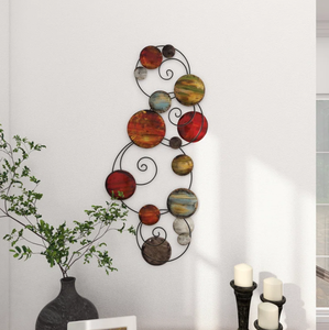 Nuevas ramas y hojas decoración de pared de Metal Interior Exterior colgante de pared hotel restaurante hogar sala de estar dormitorio artes decorativas - Product Image 6