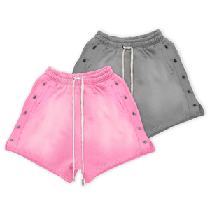 Pantalones Cortos Deportivos de Cintura Alta, Estilo Hip Hop, Ecológicos, de Alta Calidad, con Cierre a Presión en la Rodilla, de Spandex/Poliéster, Estampados, Lisos, de Verano, Tipo Bermuda, para Hombre - Product Image 5