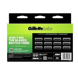 Acheter GilletteLabs Recharges de lame de rasoir 12 lames de rechange Meilleur prix abordable à vendre - Product Image 3