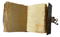 Livre des ombres Grimoire en relief Vintage en cuir véritable Journal fait à la main Deckle bord papiers lune avec pierre Journal carnet de notes