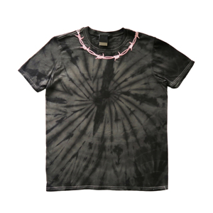 Alta calidad 100% algodón hombres logotipo personalizado Tie Dye ácido lavado camiseta de gran tamaño Camisetas cuello redondo - Product Image 3
