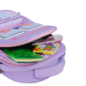 กระเป๋าเป้เด็กกันน้ำ โพลีเอสเตอร์ ลายตัวอักษร ดีไซน์น่ารักทันสมัย สีสันสดใส รับสกรีนโลโก้ - Product Image 6