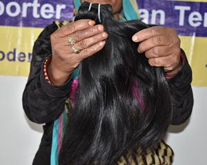 Vente en gros de mèches de cheveux indiens 100% alignées sur les cuticules, fournisseur de cheveux vierges, cheveux humains vietnamiens, mèches ondulées, cheveux humains - Product Image 3