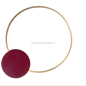 Modern Indian Design Luxury Handcrafted Wall <b>Mirror</b> Illumination for Best-Selling Low Price Ramadan Interior <b>Bathroom</b> Metal - Product Image 1