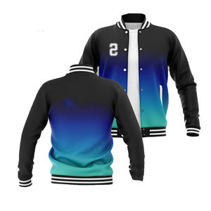 Chaqueta Deportiva Personalizada de Estilo Nuevo para Hombre, Sublimación, Logotipo Frontal en Lona, Transpirable, de Secado Rápido, Alta Calidad, al por Mayor - Product Image 2
