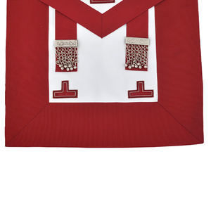 2025 artisanat grands intendants fait à la main en peau d'agneau tablier Offre Spéciale personnalisé maçonnique Regalia brodé techniques paillettes décoration à coudre - Product Image 4