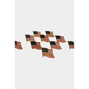 10-Pack Fashionable American Flag Lapel Pins with Enamel Technique - Product Image 5