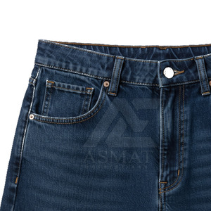 Shorts de mezclilla de algodón para hombre, corte relajado, para el día a día, cómodos para clima cálido, con un look moderno y urbano. - Product Image 3