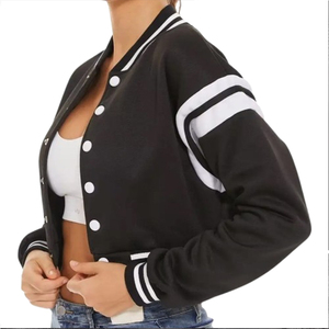 Top des tendances Meilleure veste universitaire pour femmes Confortable Nouveau design Respirant Nouveau style Veste universitaire pour femmes avec logo personnalisé - Product Image 4