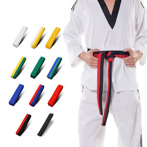 Cinturón personalizado de Taekwondo de alta calidad, textura de tejido de perlas, cinturón de algodón Taekwondo 100%, cinturón de kiminos de la mejor calidad - Product Image 3