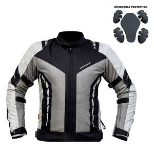 Veste de moto d'été respirante unisexe en textile léger équipement d'équitation CE pour la protection coupe-vent imperméable réfléchissant - Product Image 1