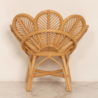 Chaise bébé en rotin en forme de paon fleuri, meubles pour enfants et poupées, prix bas, chaises pour enfants