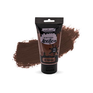 75 ml di vernice acrilica a terra Set di vernici per le dita per la pittura di carta da parati in plastica di vetro. Pigmento certificato EN71 fatto in plastica - Product Image 1