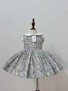 Robe Vintage britannique classique pour enfants Boutique bébé fille Smock robes bébé vêtements enfants vêtements robe traditionnelle - Product Image 5