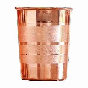 Elegant Copper <b>Glass</b> <b>Double</b> <b>Wall</b> Beverageware Durable Eco-Friendly Enhances Your Experience Natural Health Support Properties - Product Image 1
