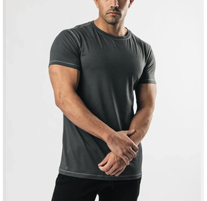 Camiseta ajustada de alta calidad para hombre, camiseta ajustada para gimnasio, hecha en Pakistán - Product Image 5