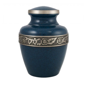 Hot Selling American Style Bluish Stone Cremation Urn Metal Funeral Memorial <b>Ashes</b> <b>Casket</b> with Pleasant Design <b>for</b> <b>Ashes</b> Storage - Product Image 2
