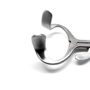 Retractor Bucal Manual para Cirugía Oral Dental, 14 cm, Acero Inoxidable de Alta Calidad, Certificado CE, Empuñadura Moleteada, 5 Posiciones de Mandíbula - Product Image 5