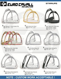 Producto ecuestre de alta calidad, estribos de caballo con recubrimiento en polvo de gama alta, estilo inglés - Product Image 2