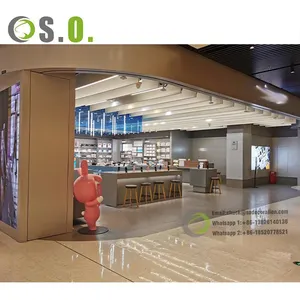 Customized Phone Shop Furniture Cellphone Display Showcase Interior Design For Mobile Shop