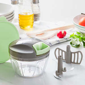 Mini Picadora Manual Portátil InnovaGoods con Cable, Mini Procesador de Alimentos de Plástico - Product Image 5