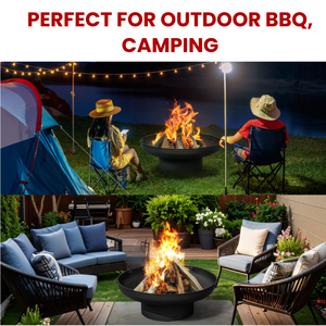 Réchaud de camping en fer pour extérieur, foyer à eau, design pliable en bois, vente en gros - Product Image 5