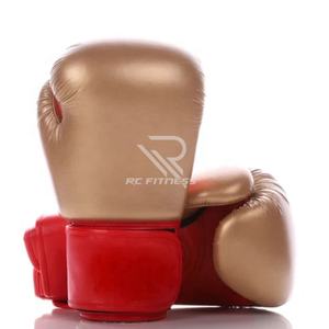 Gants de boxe en cuir personnalisables avec fermeture auto-agrippante antidérapante, gants d'entraînement de haute qualité pour les arts martiaux - Product Image 2