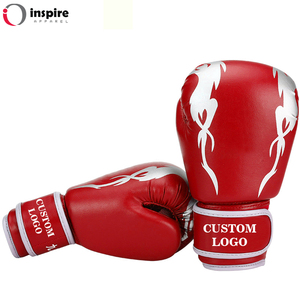 Guante de boxeo de cuero de PVC personalizado para hombres, guante de boxeo para entrenamiento de boxeo, lucha, acepta OEM - Product Image 5