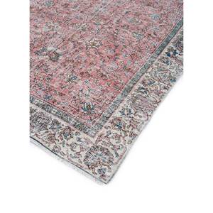 Alfombra de Lana Anudada a Mano Vintage Pae-2175, Grande, con Diseño Floral Rojo y Naranja, para Sala de Estar, Pasillo, Dormitorio de Adolescentes, Rectangular - Product Image 2