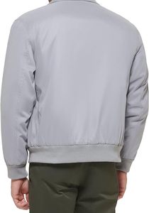 Chaqueta Impermeable Ligera de Invierno para Hombre al por Mayor, Negra y Gris, con Capucha, Cortavientos Flash Forward, Decoración de Piel, Algodón Impermeable - Product Image 6