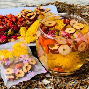 ชาดอกเบญจมาศสีเหลืองตากแห้งเหมาะสำหรับสุขภาพ - Product Image 1
