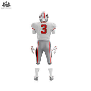 Uniforme de Fútbol Americano OEM |   Conjunto de Camiseta y Pantalones Personalizados para Equipo |   Camiseta transpirable de manga corta para tallas grandes |   Exportación al por Mayor - Product Image 2