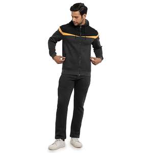 Traje de entrenamiento personalizado de alta calidad 100% algodón trajes de entrenamiento pesado chándales de alta calidad para hombres - Product Image 1