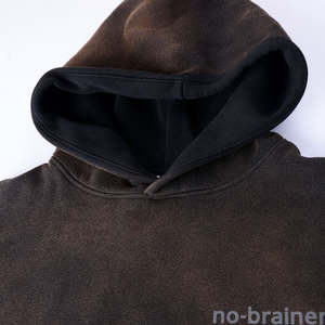 Qualité supérieure unisexe sweats à capuche 320 GSM sweats en gros prix usine confortable élégant chaud personnalisé en vrac décontracté - Product Image 5